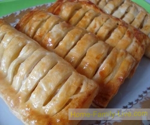 Сочные слойки с яблоками - пошаговый рецепт с фото на Повар. ру Сочные слойки с яблоками - пошаговый рецепт с фото на Повар. ру