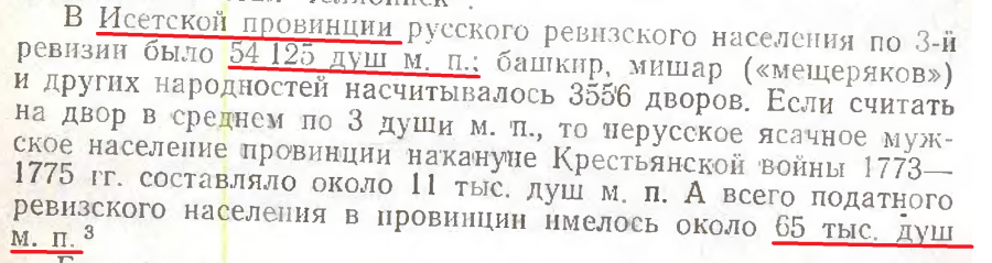 стр 162 Исетская провинция Крестьянская война 1773-1775гг. Где крестьяне?
