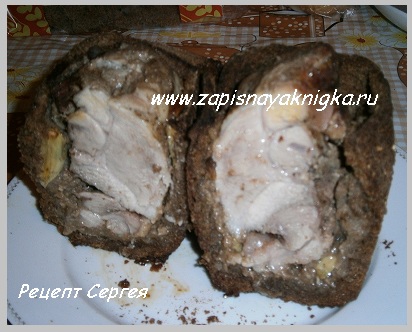 zapechennoe-myaso-v-aerogrile Мясо запеченное в хлебе в аэрогриле рецепт приготовления
