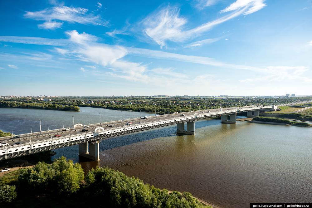 Омску 300 лет. Виды города с высоты