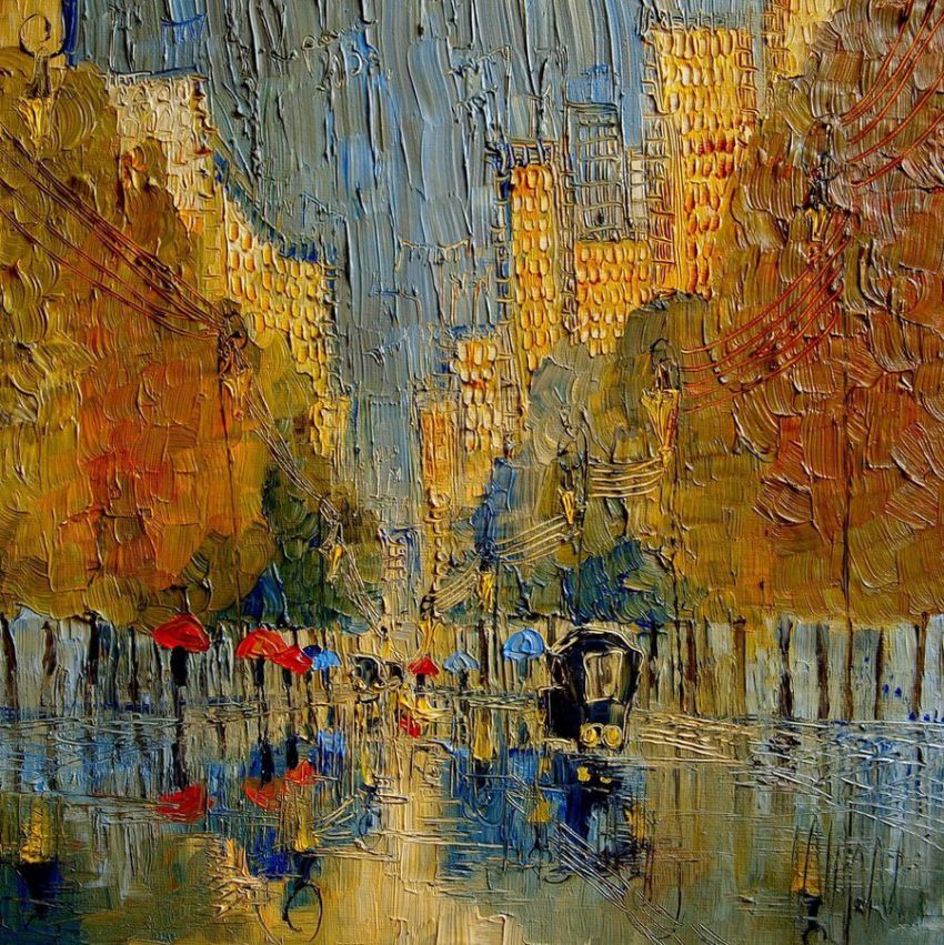 художник, Польша, пейзажи