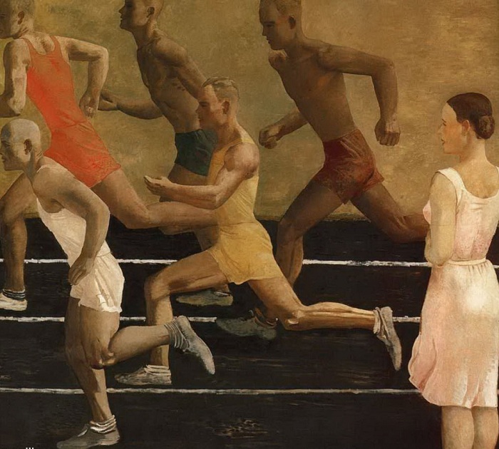 «Бег». (1932 год). Автор: Александр Дейнека. «Бег». (1932 год). Автор: Александр Дейнека.