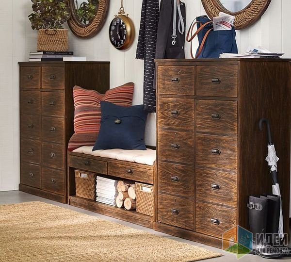 Часы в прихожей, Pottery Barn Часы как украшение интерьера