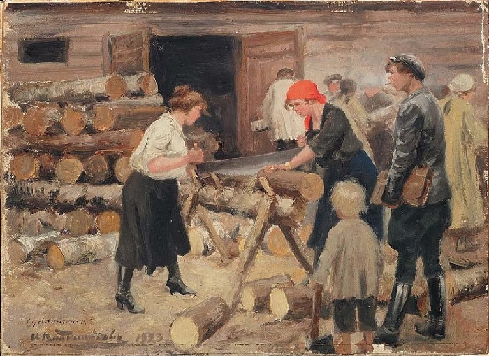 Субботник. (1923) г. Автор: Иван Владимиров. Субботник. (1923) г. Автор: Иван Владимиров.