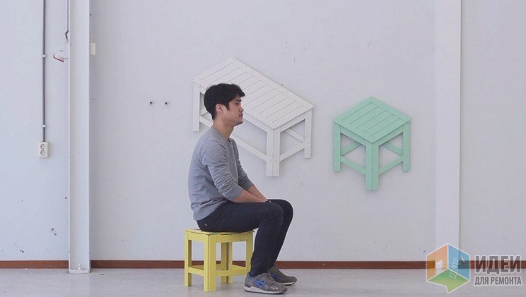 Складные стулья: из 2D в 3D Складные стулья: из 2D в 3D