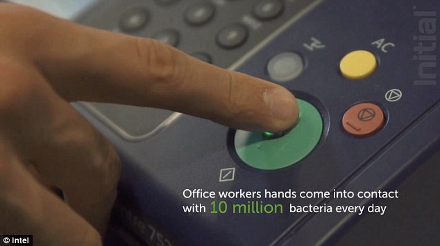 Office workers come into contact with 10 million bacteria every day, with many spreading the norovirus around the office without knowing it