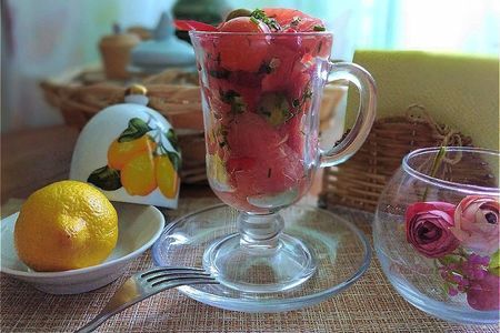 Фото к рецепту: Салат с грейпфрутом #постныйстол
