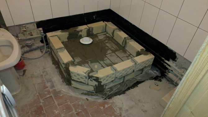 Душевая комната своими руками