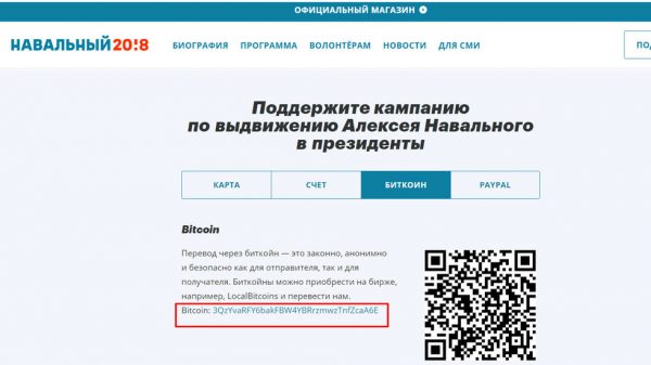 Навальный использовал разницу в курсе биткоина для сокрытия миллионов рублей