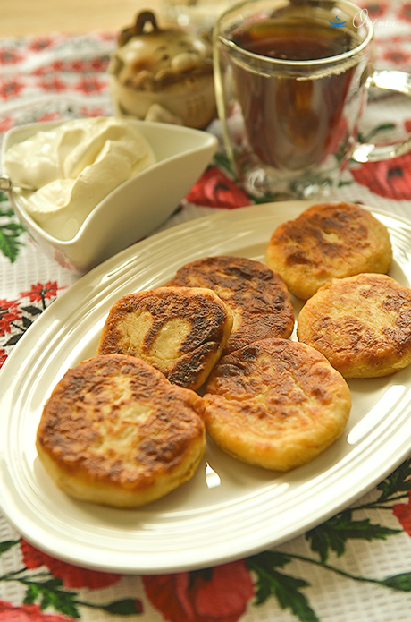 Украинская кухня. Сырники с фасолью