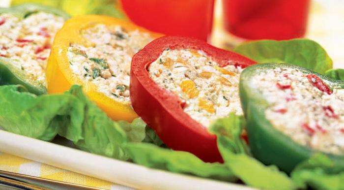 Диетический перец, фаршированный творогом. \ Фото: gastronom.ru. Диетический перец, фаршированный творогом. \ Фото: gastronom.ru.