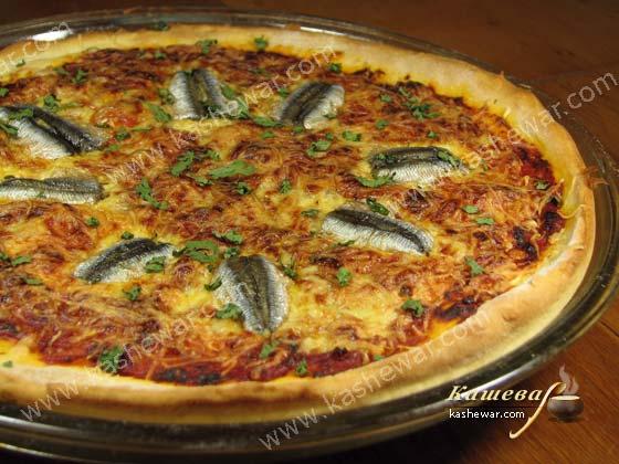 Пицца с анчоусами Пицца с анчоусами