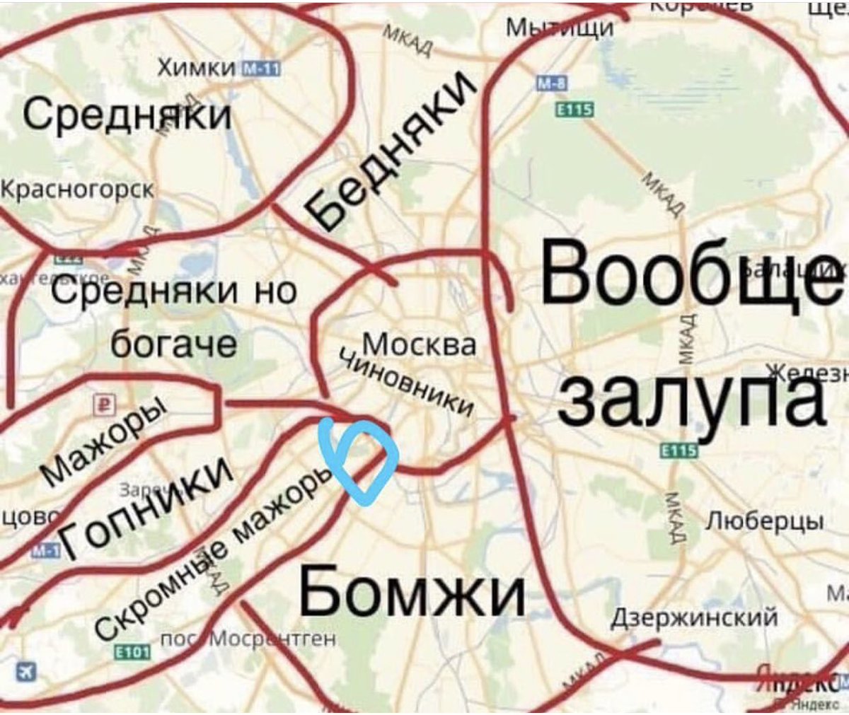 Карта Московских Проституток