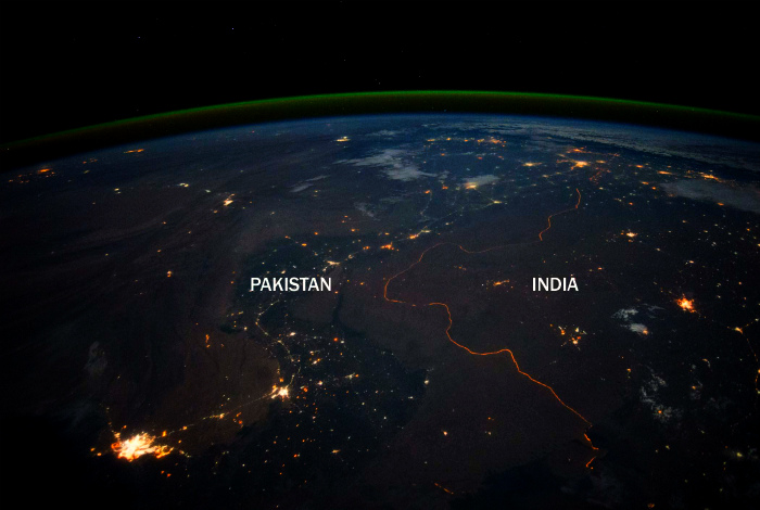Граница Пакистана и Индии.