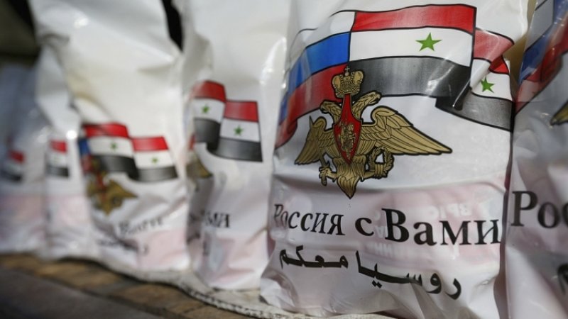 Жители сирийской провинции Даръа получили гумпомощь от фонда имени Кадырова ЦПВС,центр по примирению враждующих сторон,военная полиция,Сирия,гуманитарная помощь