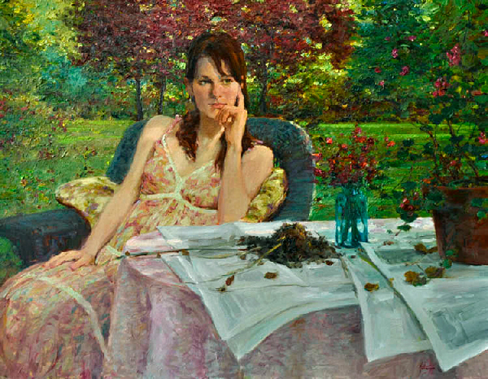 Есть что-то прекрасное в лете... Американский художник David Hettinger