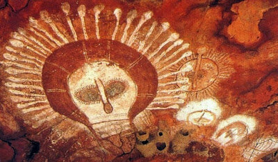 Индийская находка археологов - древние изображения инопланетян в пещерах