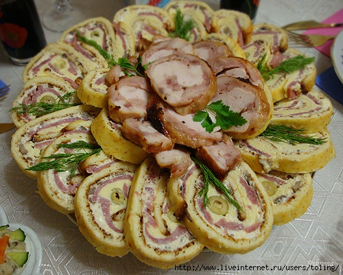 Сырный рулет