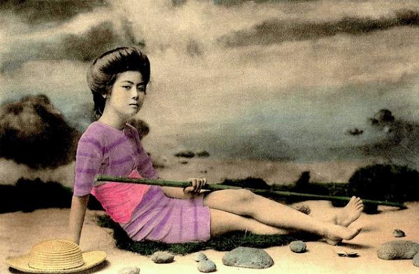Гейши на раритетных фотографиях начала XX века (14 фото) Японские гейши