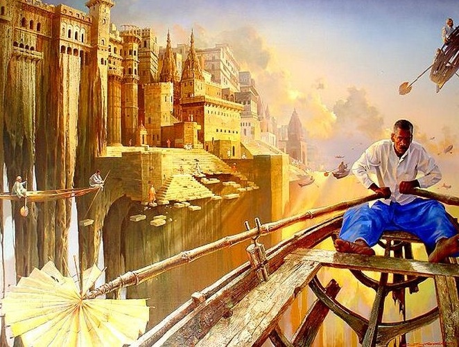 «Лодочник исанара». Автор: Станислав Плутенко. «Лодочник исанара». Автор: Станислав Плутенко.