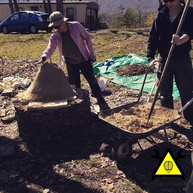 Самодельная дровянная печь для готовки Самодельная дровянная печь для готовки
