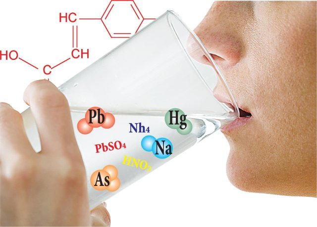drinking water