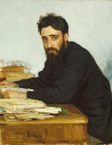 Портрет Всеволода Михайловича Гаршина. Илья Ефимович Репин, 1884