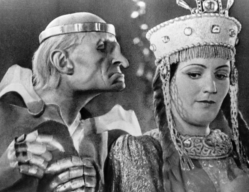 Галина Григорьева и Георгий Милляр («Кащей Бессмертный», 1944)