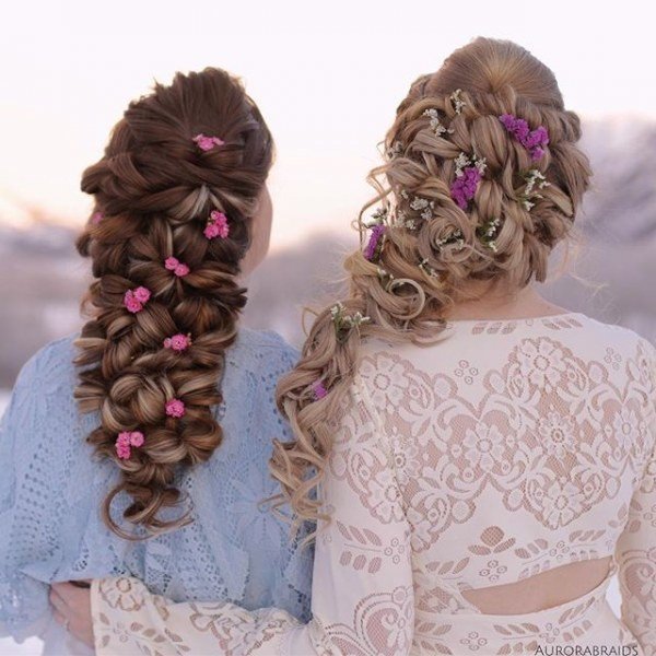 Классные косы от двух норвежских сестричек