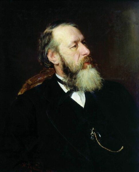Портрет критика В. В. Стасова. Илья Ефимович Репин, 1873