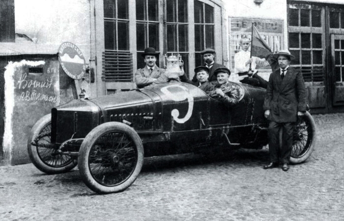 Руссо-Балт С24/58 после гонок, 1913 год. Руссо-Балт С24/58 после гонок, 1913 год.
