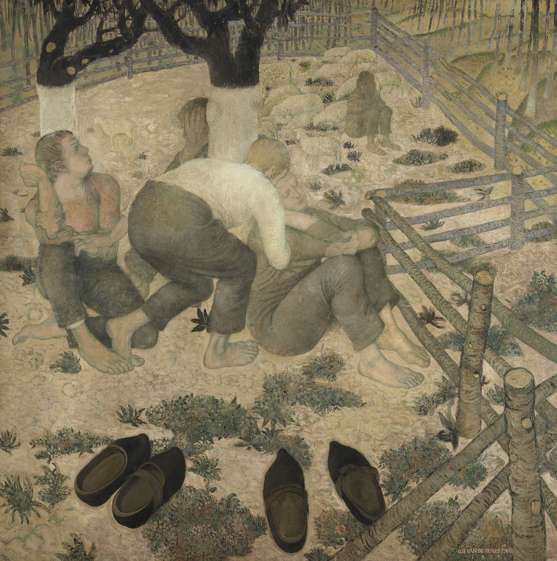 De_slapers,_Gustave_Van_de_Woestyne,_1918,_Koninklijk_Museum_voor_Schone_Kunsten_Antwerpen.jpg De_slapers,_Gustave_Van_de_Woestyne,_1918,_Koninklijk_Museum_voor_Schone_Kunsten_Antwerpen.jpg