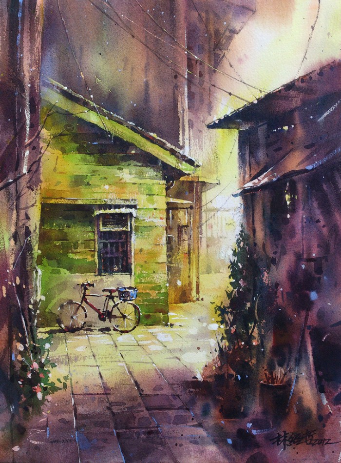 Акварельная живопись. Lin Ching Che Lin Ching Che