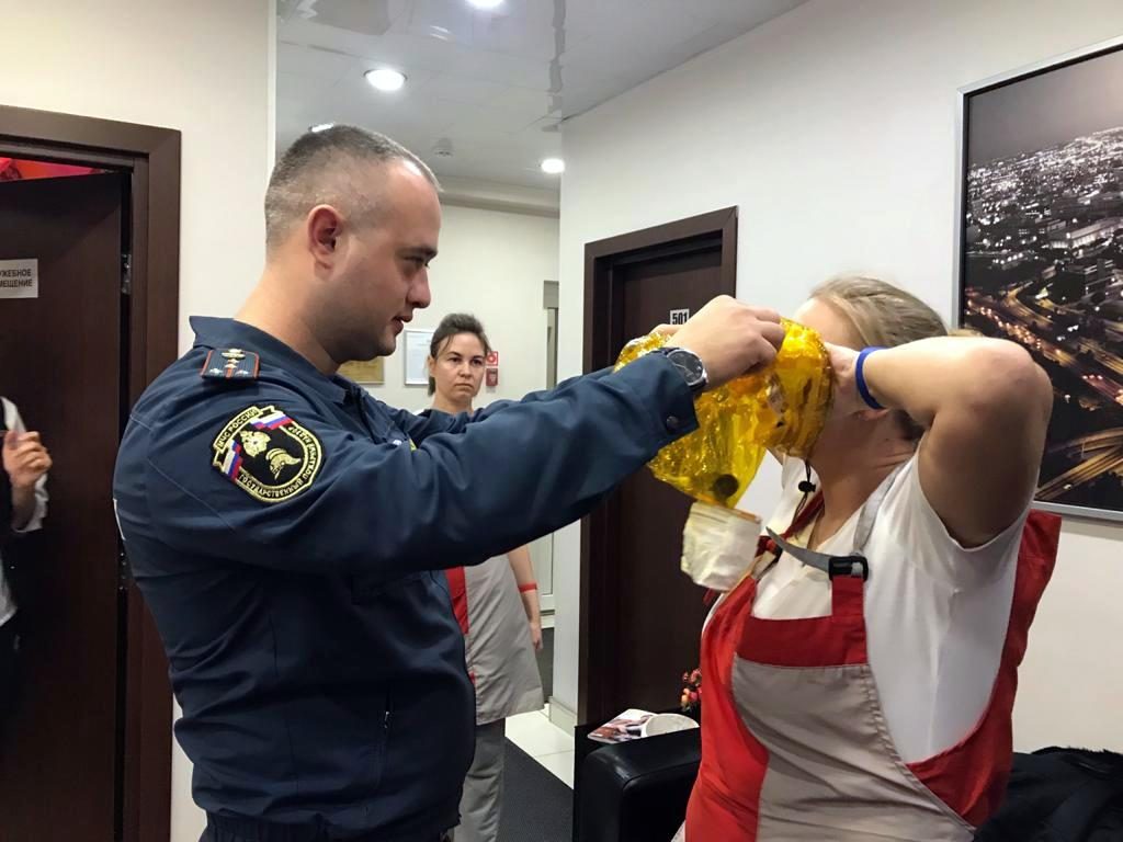 Сотрудники МЧС по ЮВАО провели учения в одной из гостиниц округа