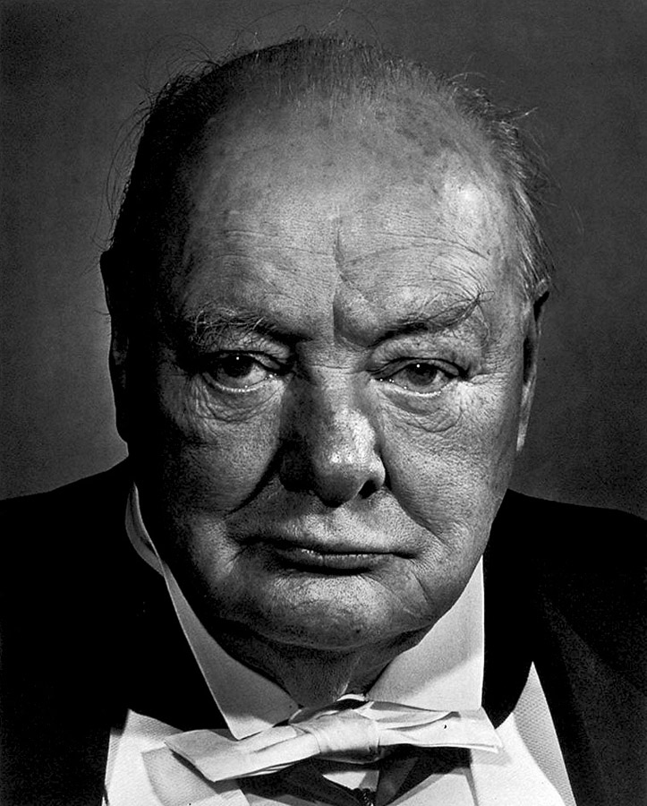 Winston Churchill by Yousuf Karsh
