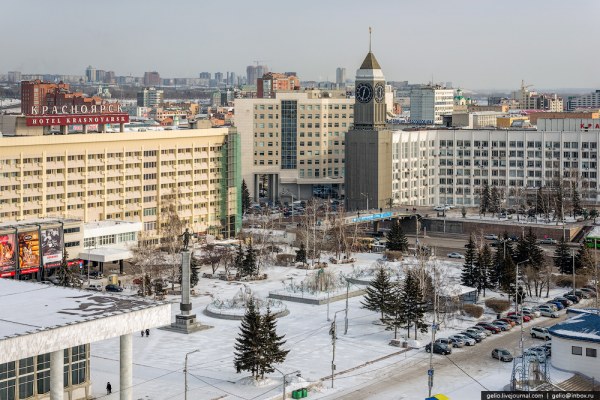 Зимний Красноярск (46 фото)