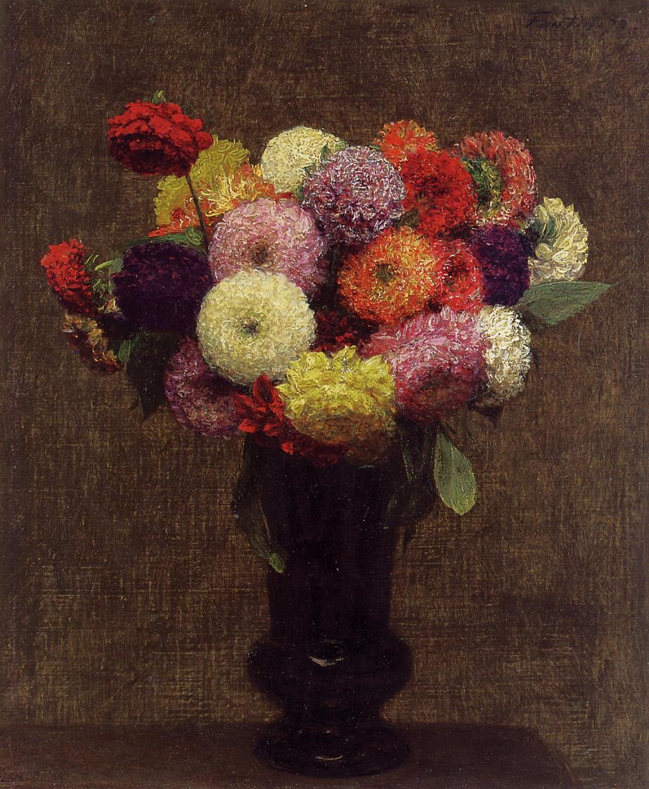 Изящество неяркого букета... Французский художник Henri Fantin-Latour