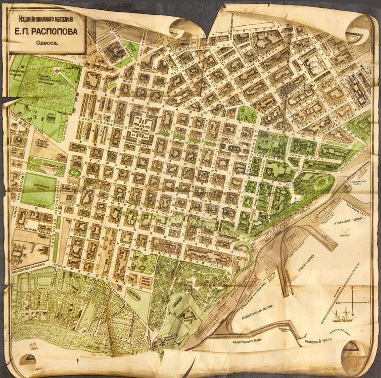 Карта Города Одесса - milzavod