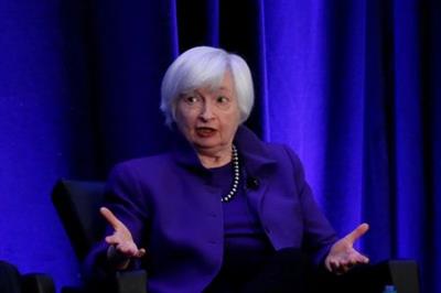 FILE PHOTO: Former Federal Reserve Chairman Janet Yellen speaks during a panel discussion at the American Economic Association/Allied Social Science Association (ASSA) 2019 meeting in Atlanta, Georgia, U.S., January 4, 2019. REUTERS/Christopher Aluka Berry/File Photo