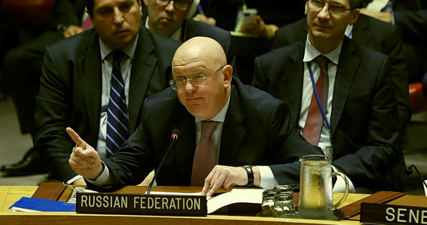 Василий Небензя представителю США: "Послушайте вы, чемпионы человеколюбия..." Василий Небензя представителю США: "Послушайте вы, чемпионы человеколюбия..."