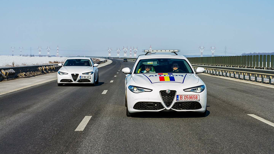 В автопарке румынской полиции появилась «подогретая» Alfa Romeo Giulia