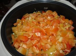 Мешаем овощи