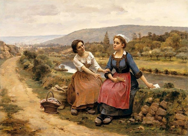Художник Cesar Pattein (1850 – 1931). Счастливая сельская жизнь