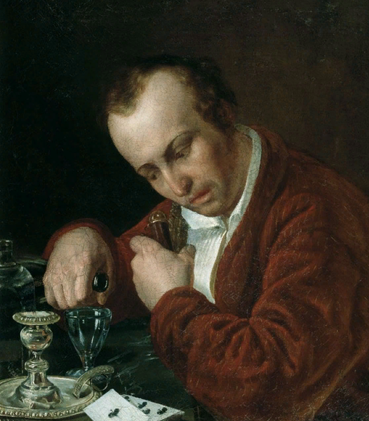 "Игрок", 1855, 57×49 см