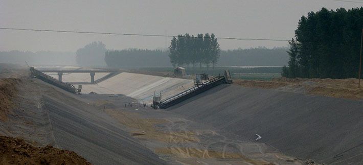 китай, река, поворот, проект