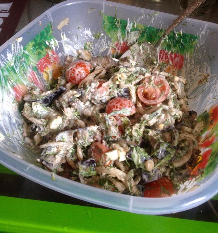 Шикарный салат из баклажанов