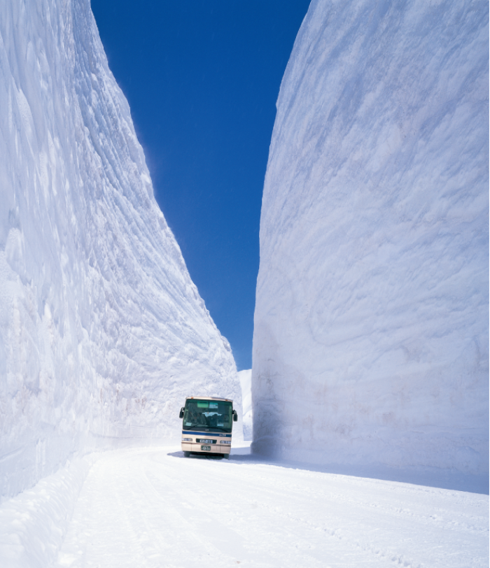 интересное, 2014 татэяма, снежный коридор