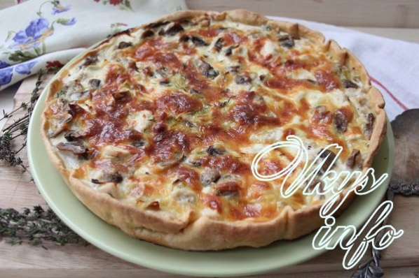 loranskii pirog s kuricei i gribami 12 loranskii pirog s kuricei i gribami 12