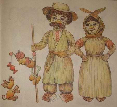 Делаем поделки из природного материала - лошадка и другие поделки из початков кукурузы