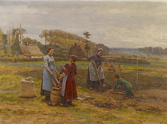 Художник Cesar Pattein (1850 – 1931). Счастливая сельская жизнь
